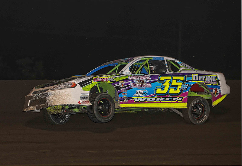 Woken wins IMCA Stock Car feature at Lincoln County IMCA