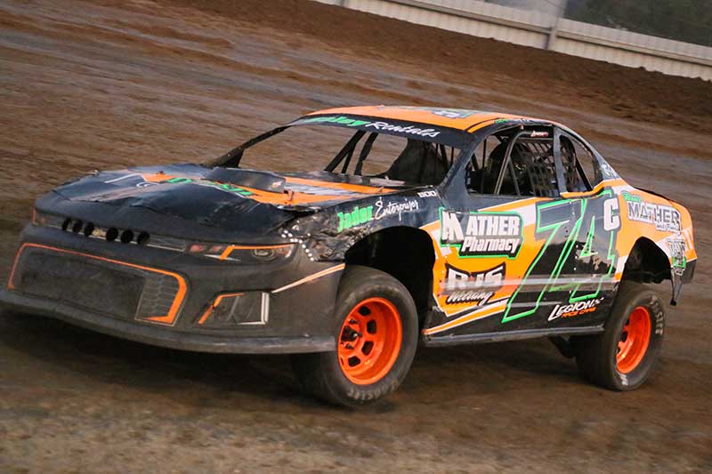 Mather makes it three straight at Indee IMCA