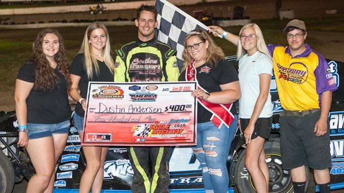Eagle Raceway Weekly Action June 20, 2020 - Brandon Anderson Photo