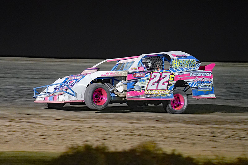 Johnson enjoys chance to travel, dominates in IMCA Wild West
