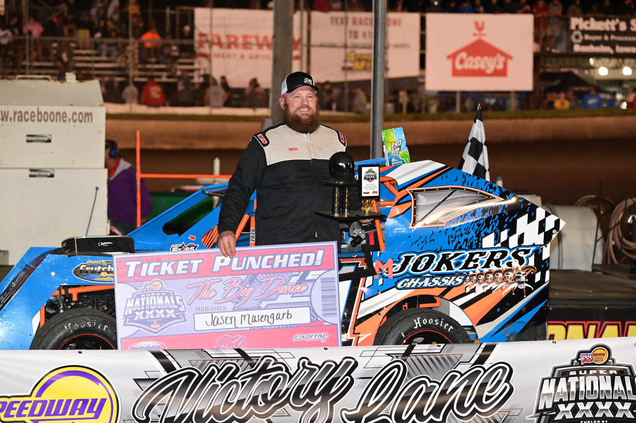 Masengarb, defending champion Raffurty win IMCA Super Nationals Mod