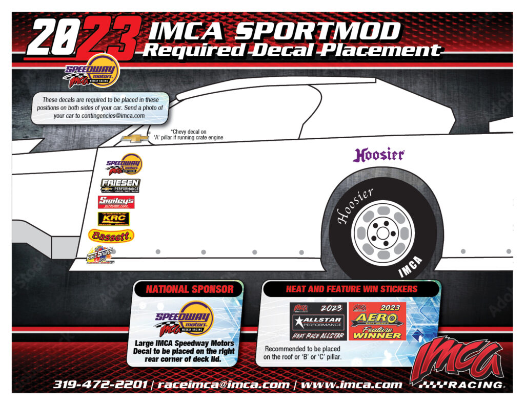 SportMod Decal Placement