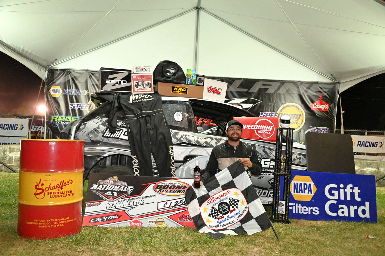 Finally ! Sport Compact crown is second of Jones’ IMCA Super Nationals