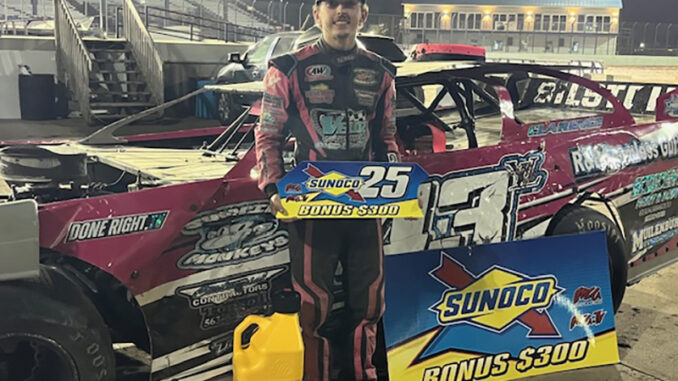 LM Logan Veloz Sunoco Bonus Bucks PB Joe Hayes