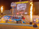 Tim Ward celebrated in victory lane after winning the 40-lap Friesen Performance IMCA Modified Big Dance on Sept. 6 at Boone Speedway during the Speedway Motors IMCA Super Nationals fueled by Casey’s, his second career Super Nationals Modified crown. (Photo by Byron Fichter Fotography)