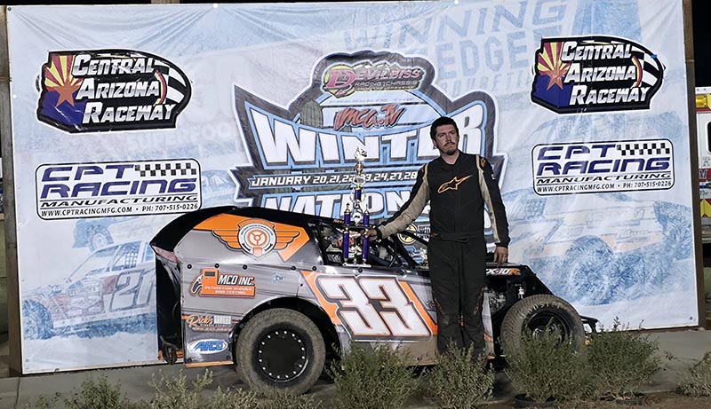 Hinsley Hustles From Sixth to Score Dominant Mod Lite Victory at
