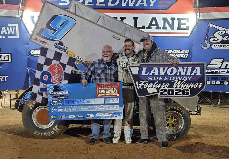 Rob Lindsey Racing Smith Scores First Career Carolina Sprint Tour Victory at Lavonia ...