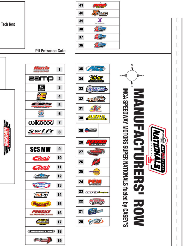 Manufacturer's Row Map