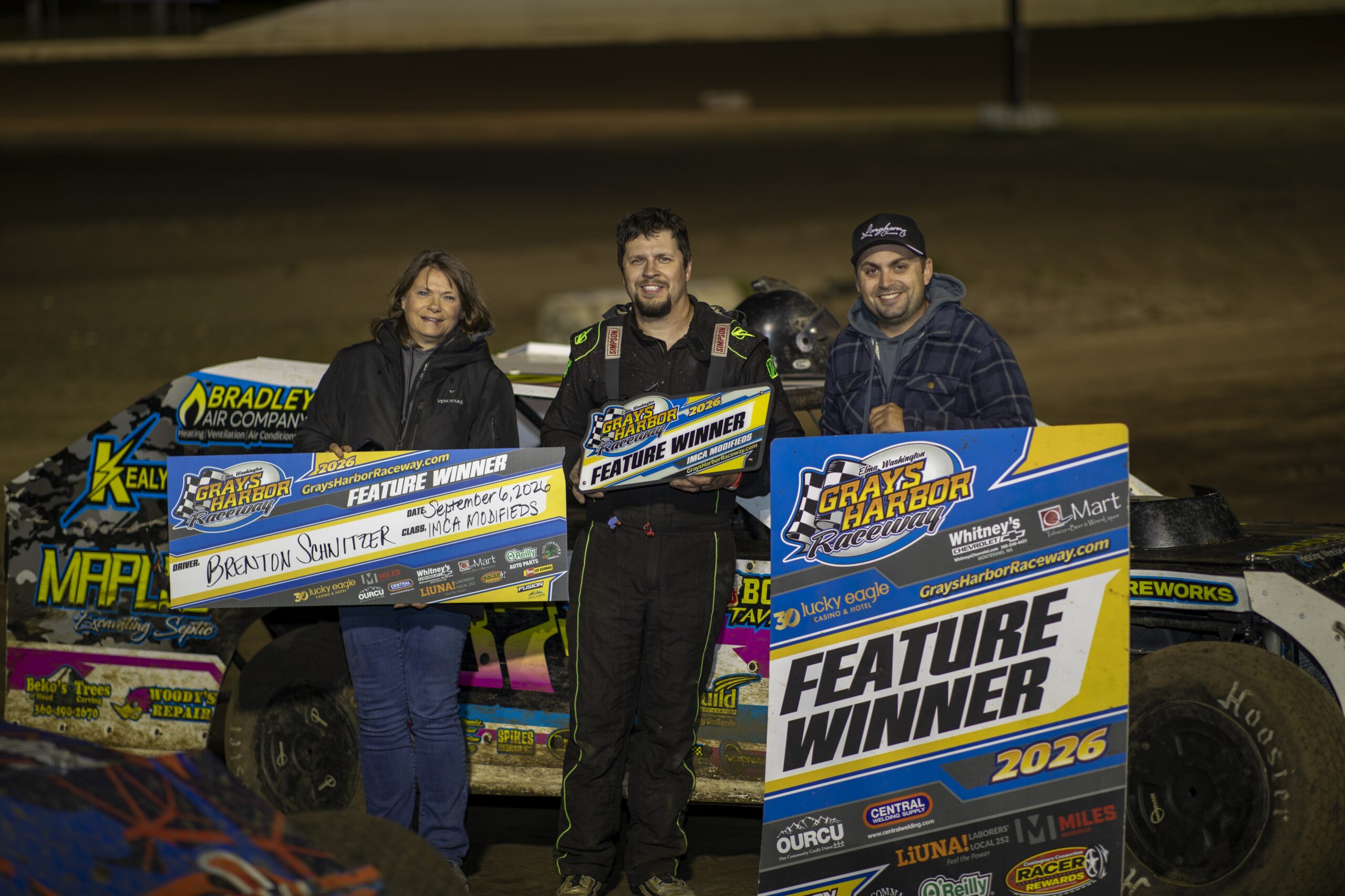 Imca Schnitzer Charges to Grays Harbor Win; Enters Finale Tied for ...